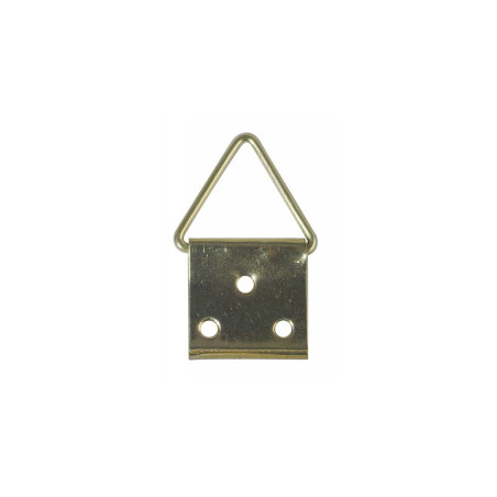 1 x Attacco triangolare per quadri 20 mm Acciaio Grezzo