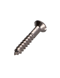 Viti Per Legno Ottone Cromato Testa Forata Con Intaglio... 2