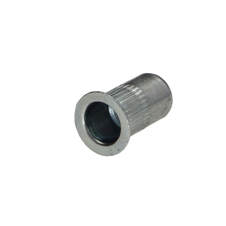 1 x Dado rivettabile Dentellato Testa Forata M10X21 ACFC 45 Zincate