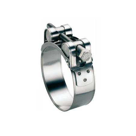 1 x Morsetto Snodato Per Tubi Spessi E Rinforzati larghezza di banda 26 Diametro 214 con 226 W4/A