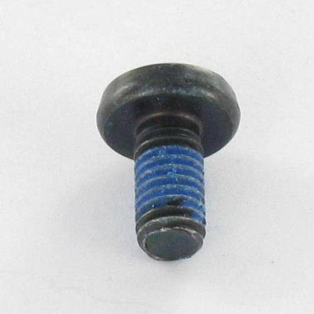 1 x Vite Per Metalli testa bombata larga Pozi PZ6 M6X12 Acciaio Zincato Nero Frenafiletti