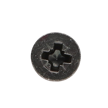 1 x Vite Per Metalli Testa Forata Pozi PZ6 M6X18 Acciaio Zincato Nero Frenafiletti 360°