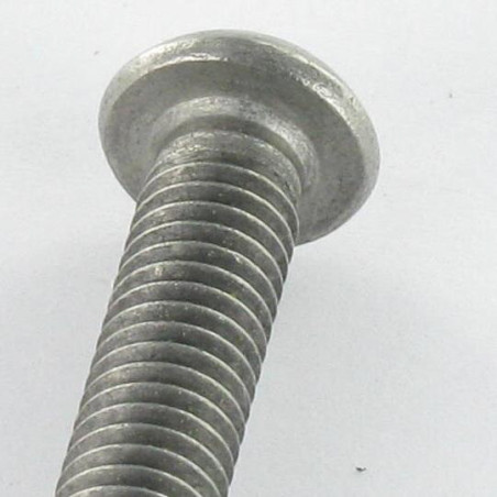 1 x Vite Per Metalli Acciaio Inox A2 Di Sicurezza Testa Bombata T40 con perno M8X65