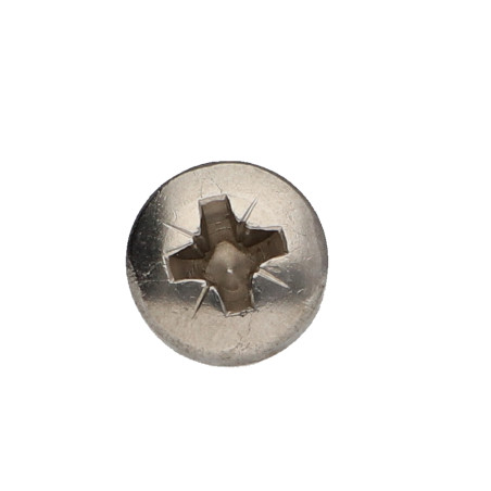 1 x Vite Per Metalli Acciaio Inox A2 testa bombata larga Pozi PZ6 M6X12 Frenafiletti