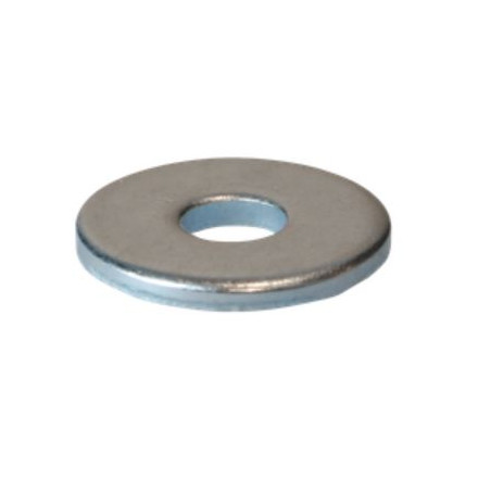 1 x Rondella per costruzioni Legno Interno Tondo 6,6X22X2 Zincate
