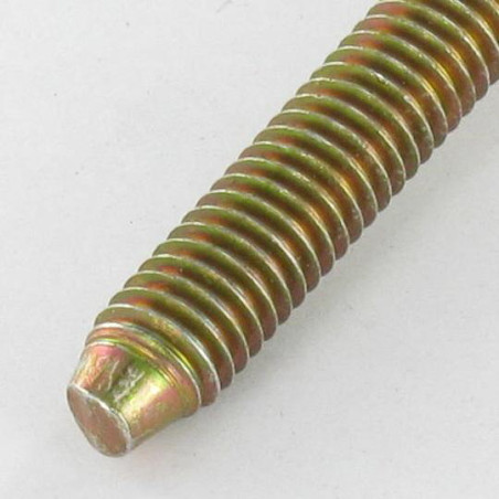 1 x Vite Testa Poelier Larga Esagono Incassato M6X47 Filettata Su 32 Punta Conica Bicromato