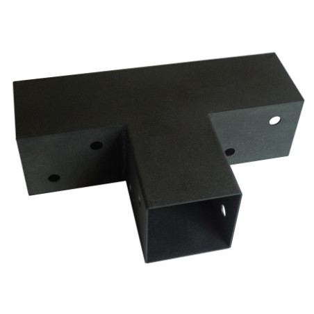 1 x Piastra Di Giunzione ESPRIMERE In Testa Acciaio Zincato Nero 122X266X326