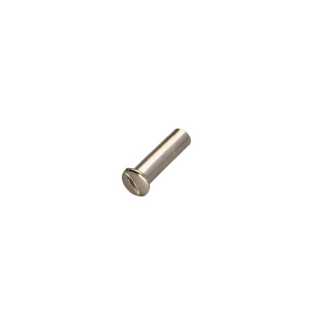 1 x Dado Manicotto Testa Forata Bombata Con Intaglio M4/14 5X20 Zincate