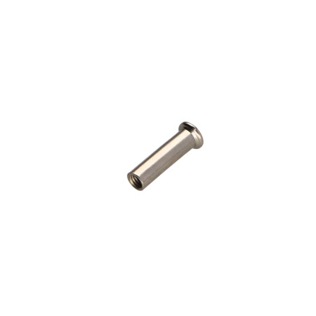 1 x Dado Manicotto Testa Forata Bombata Con Intaglio M4/14 5X20 Zincate