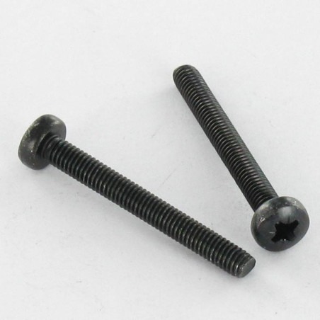 1 x Vite Per Metalli Acciaio Inox A2 testa bombata larga Pozi PZ5 M5X40 Nero