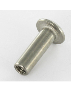 Dado Manicotto Testa Bombata Con Intaglio 8X25 M6X24... 2