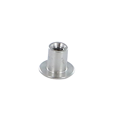 1 x Dado Manicotto Testa Piatta Esagono Incassato 9X6,75 M3 Acciaio Inox