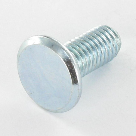 1 x Vite Per Metalli Piatta 8X19 DK16.5 CB 1.5 Zincate