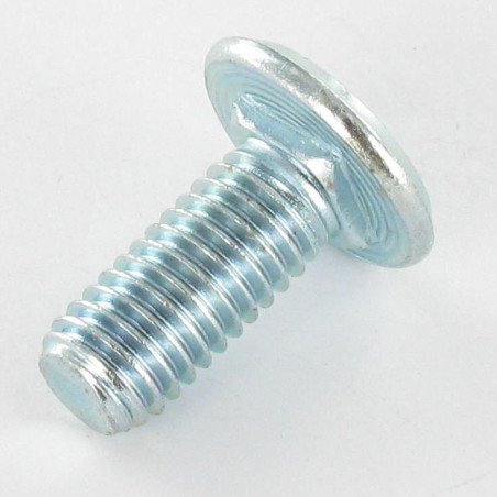1 x Vite Per Metalli Piatta 8X19 DK16.5 CB 1.5 Zincate