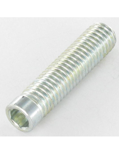1 x Vite Per Metalli Zincate Senza Testa M8X35...