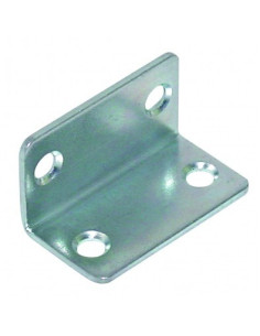 Staffe 25X25X45 4 Fori Diametro 6 Zincate