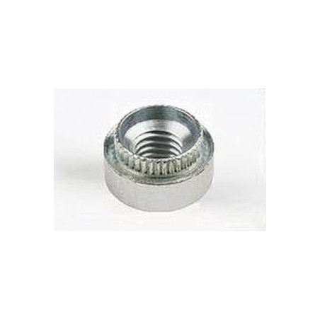 1 x Olivetta Cilindrica M6 Spessore Lamiera 1MM Zincate