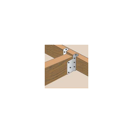 1 x Supporto per trave con aletta pieghevole Sendzimir 59X110