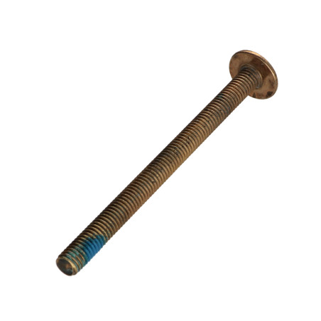 1 x Vite Testa Poelier Larga M6X80 Chiave Esagonale Da 4 Acciaio Ottonato Frenafiletti