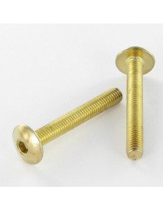 Vite Testa Poelier Larga M6X80 Chiave Esagonale Da 4...