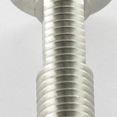 1 x Vite Per Metalli Testa Piatta A/FAT 20X50 Filettata Su 43 M10 Acciaio Inox