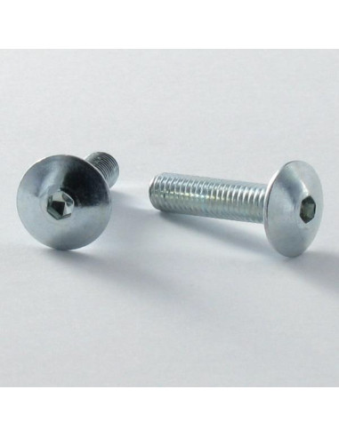 1 x Vite Testa Poelier Larga M5X12 Chiave...