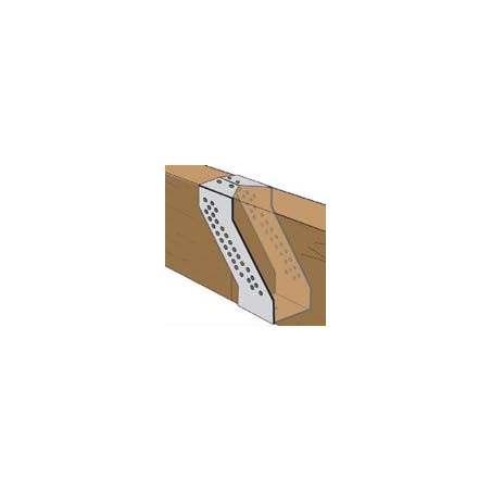 1 x Connettore per travi in legno 75X200