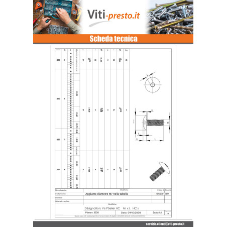1 x Vite Testa Poelier Larga M6X16 Chiave Esagonale Da 4 Acciaio Zincato Nero