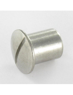 Dado Manicotto Testa Bombata Con Intaglio 12,5 x 15 M8X12...