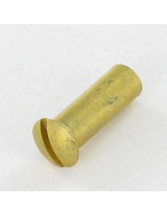 Dado Manicotto Testa Forata Bombata Con Intaglio M4X12...