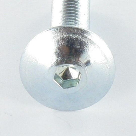 1 x Vite Testa Poelier Larga M6X43 Chiave Esagonale Da 4 Zincate