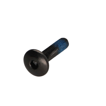 1 x Vite Testa Poelier Larga M6X25 Chiave Esagonale Da 4 Acciaio Zincato Nero Frenafiletti