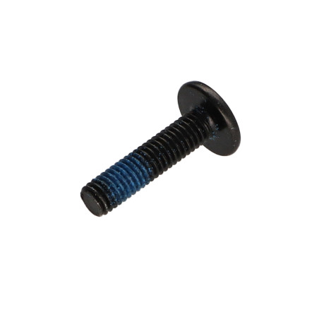 1 x Vite Testa Poelier Larga M6X25 Chiave Esagonale Da 4 Acciaio Zincato Nero Frenafiletti