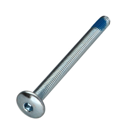 1 x Vite Testa Poelier Larga M6X70 Chiave Esagonale Da 4 Zincate Frenafiletti