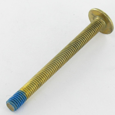 1 x Vite Testa Poelier Larga M6X65 Chiave Esagonale Da 4 Acciaio Ottonato Frenafiletti