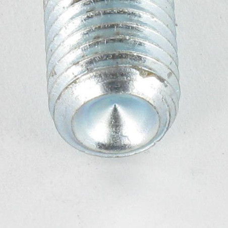 1 x Vite Per Metalli Senza Testa Con Cava Esagonale Chiave Esagonale Da 6 M12X60 Punta Coppa Zincate