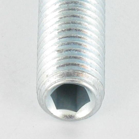 1 x Vite Per Metalli Senza Testa Con Cava Esagonale Chiave Esagonale Da 2 M4X8 Punta Coppa Zincate