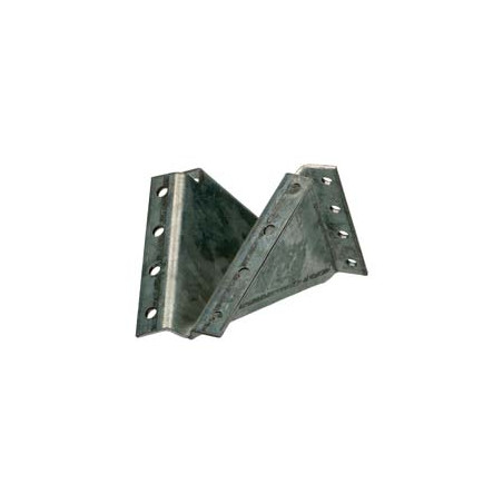 1 x Supporto per trave senza aletta Sendzimir 130X130X7