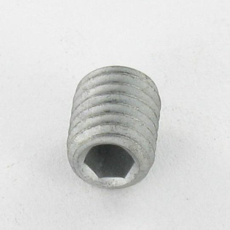 1 x Vite Per Metalli Senza Testa Con Cava Esagonale Chiave Esagonale Da 4 M8X10 Punta Coppa Acciaio Grezzo Geomet 500A