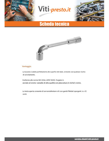 1 x Chiave con tubo aperto STANLEY 6X12 pans 10 MM
