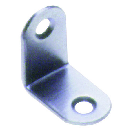 1 x Staffe 24X24X15 2 Fori Diametro 4.5 Zincate