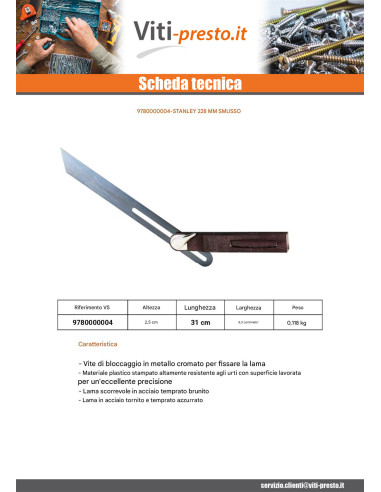 1 x Falsa Staffa STANLEY 228 MM