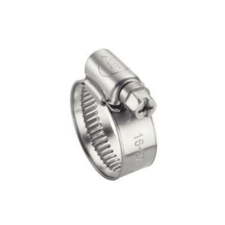 1 x Fascetta stringitubo banda non perforata da 12 mm Diametro 150 con 170 Acciaio Zincato W1