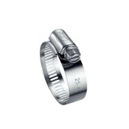 1 x Fascetta stringitubo banda perforata 13 Diametro 40 con 60 Acciaio Inox W4