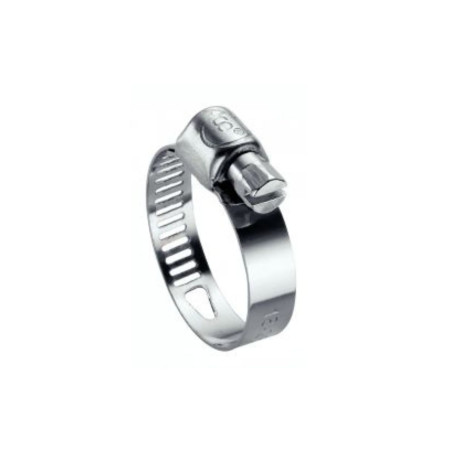 1 x Fascetta stringitubo banda perforata 8 Diametro 62 con 82 Acciaio Inox W4