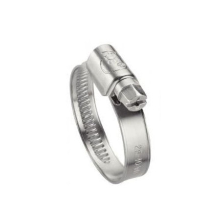 1 x Fascetta stringitubo banda non perforata da 5 mm Diametro 7 con 11 Acciaio Zincato W1