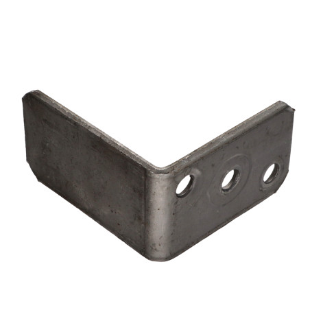 1 x Staffe Reggiripiano LETTO 55X65X35 EP3 3 Fori Acciaio Grezzo