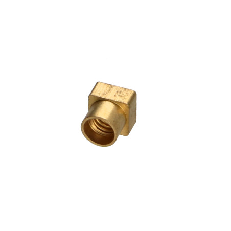1 x Dado Quadrato Ottone M3.5 Passo 60 5X5X5