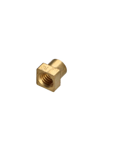 1 x Dado Quadrato Ottone M3.5 Passo 60 5X5X5