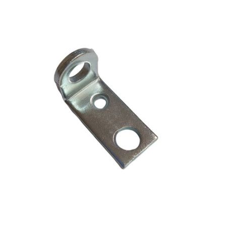 1 x Squadra di fissaggio con occhiello 34,5 x 21 x 16,5 Zincate